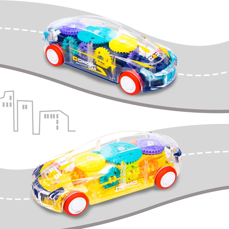 【满库】齿轮灯光惯性车