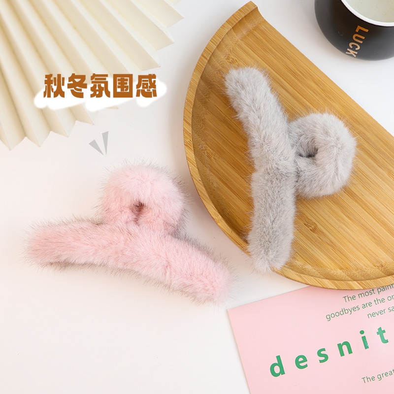 甜美长毛鲨鱼抓夹